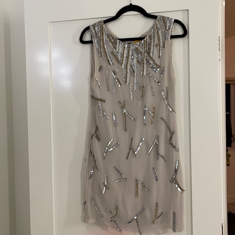 Alice and Olivia beaded mini dress - size 2